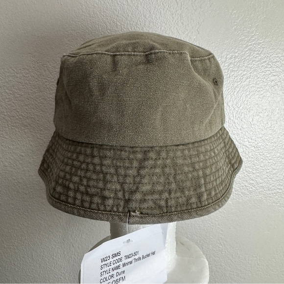 Thrills Minimal Bucket Hat Dune OSFM - Picture 3 of 6